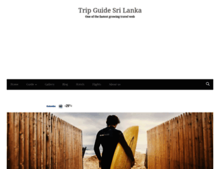 tripguidesrilanka.com screenshot