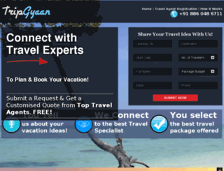 tripgyaan.com screenshot