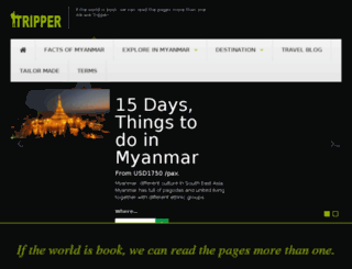 tripinmyanmar.com screenshot