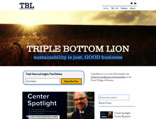 triplebottomlion.com screenshot