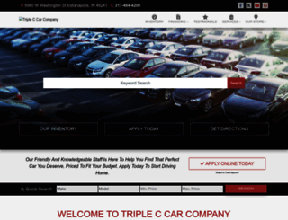 tripleccarcompany.com screenshot