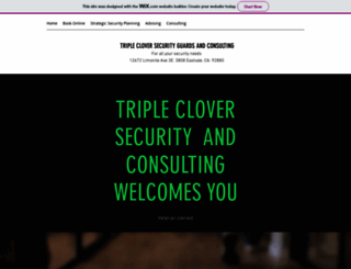 triplecloversecurity.com screenshot
