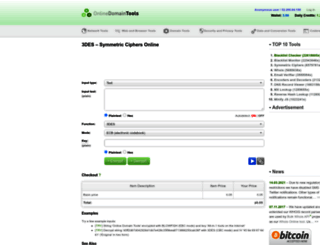 tripledes.online-domain-tools.com screenshot
