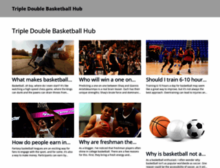 tripledoublebasketball.org screenshot