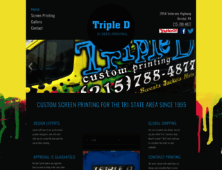 tripledscreenprinting.net screenshot
