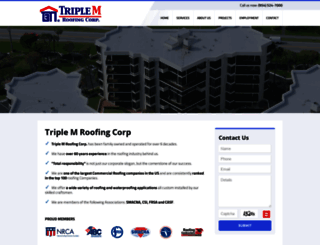 triplemroofing.com screenshot