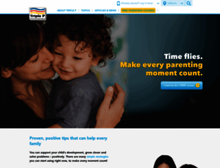 triplep-parenting.net.au screenshot