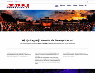 tripleshow.nl screenshot