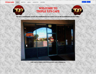 tripletjscafe.com screenshot