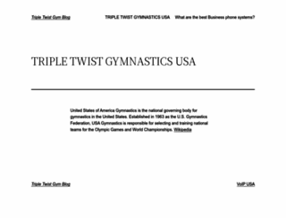 tripletwistgymnastics.com screenshot