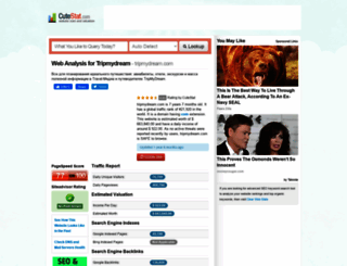 tripmydream.com.cutestat.com screenshot