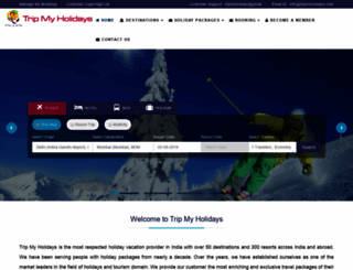 tripmyholidays.com screenshot
