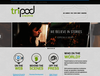 tripodcreative.com screenshot