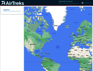 tripplanner.airtreks.com screenshot