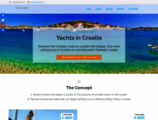 tripsailing.com screenshot