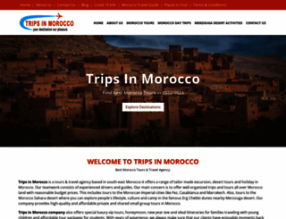 tripsinmorocco.com screenshot