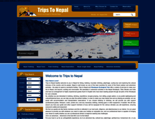 tripstonepal.com screenshot
