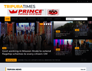 tripuratimes.com screenshot