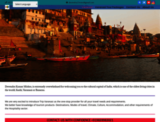 tripvaranasi.com screenshot
