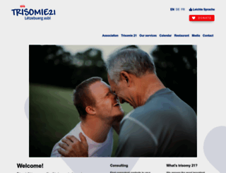 trisomie21.lu screenshot