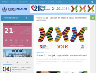 trisomija21.org screenshot
