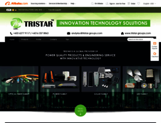 tristarsolutions.trustpass.alibaba.com screenshot
