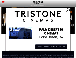 tristonecinemas.com screenshot