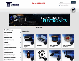 tritekelectronics.com screenshot