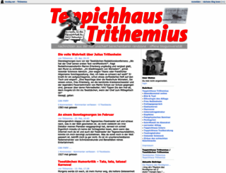 trithemius.twoday.net screenshot