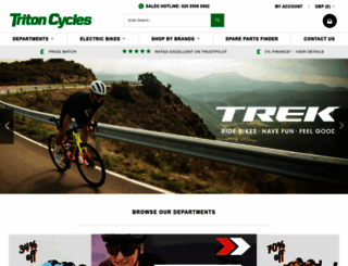 tritoncycles.co.uk screenshot