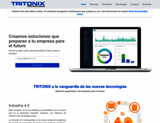 tritonix.mx screenshot