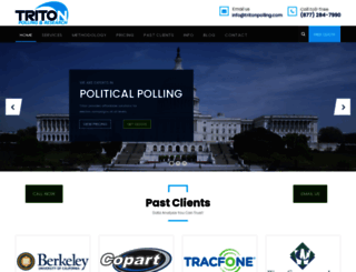 tritonpolling.com screenshot