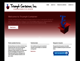 triumph-container.com screenshot