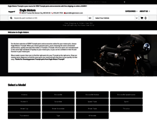 triumphparts.englemotors.com screenshot