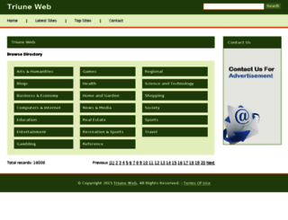 triuneweb.com screenshot
