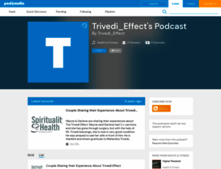 trivedieffect.podomatic.com screenshot