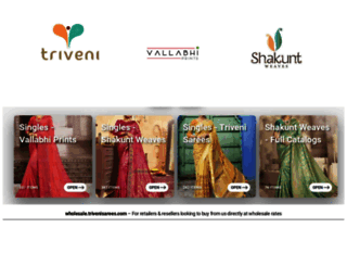 trivenisarees.com screenshot