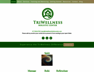 triwellnessholisticcenter.com screenshot