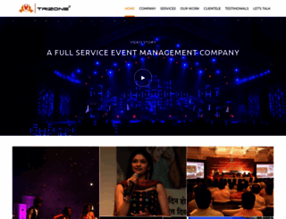 trizoneevents.com screenshot