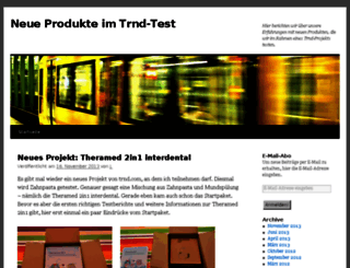 trndproducts.wordpress.com screenshot
