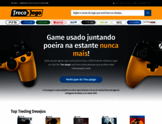 trocajogo.com.br screenshot