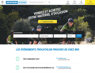 trocathlon.fr screenshot