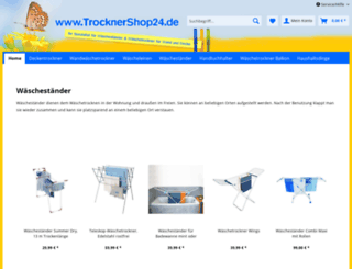 trocknershop24.de screenshot