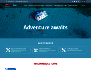 trogir-kayak.com screenshot