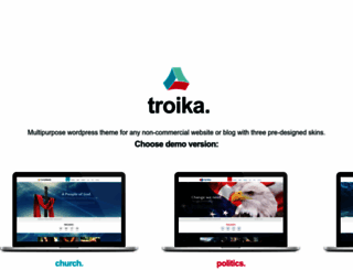 troika.themerex.net screenshot