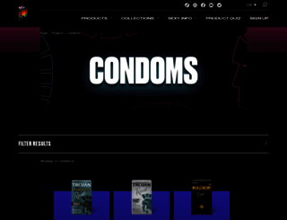 trojancondoms.com screenshot