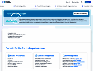 trolleyrates.com screenshot