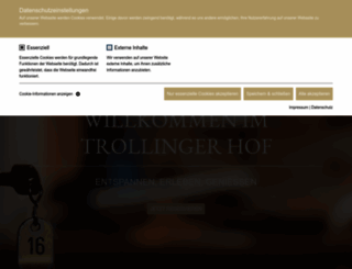 trollinger-hof.de screenshot