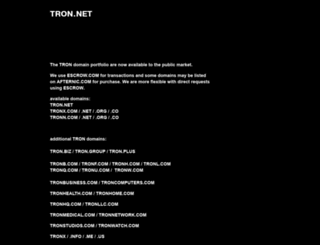 tron.net screenshot