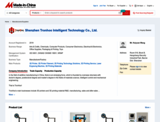 tronhoo.en.made-in-china.com screenshot